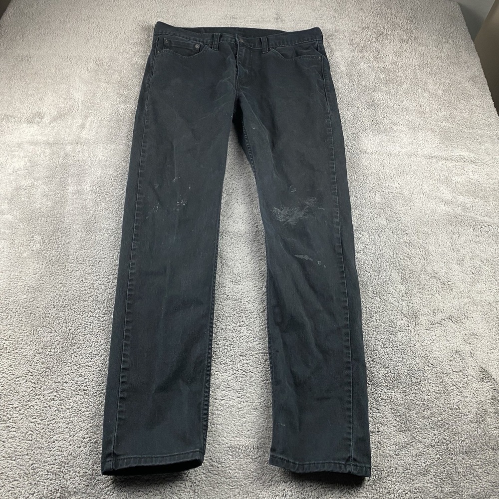 Levis 510 Skinny Jeans Mens 32x29 Gray Mid Rise